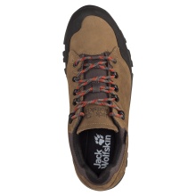 Jack Wolfskin Hiking Shoes Rebellion Texapore Low (Trekking, Nubuck leather, waterproof) phantom brown Men